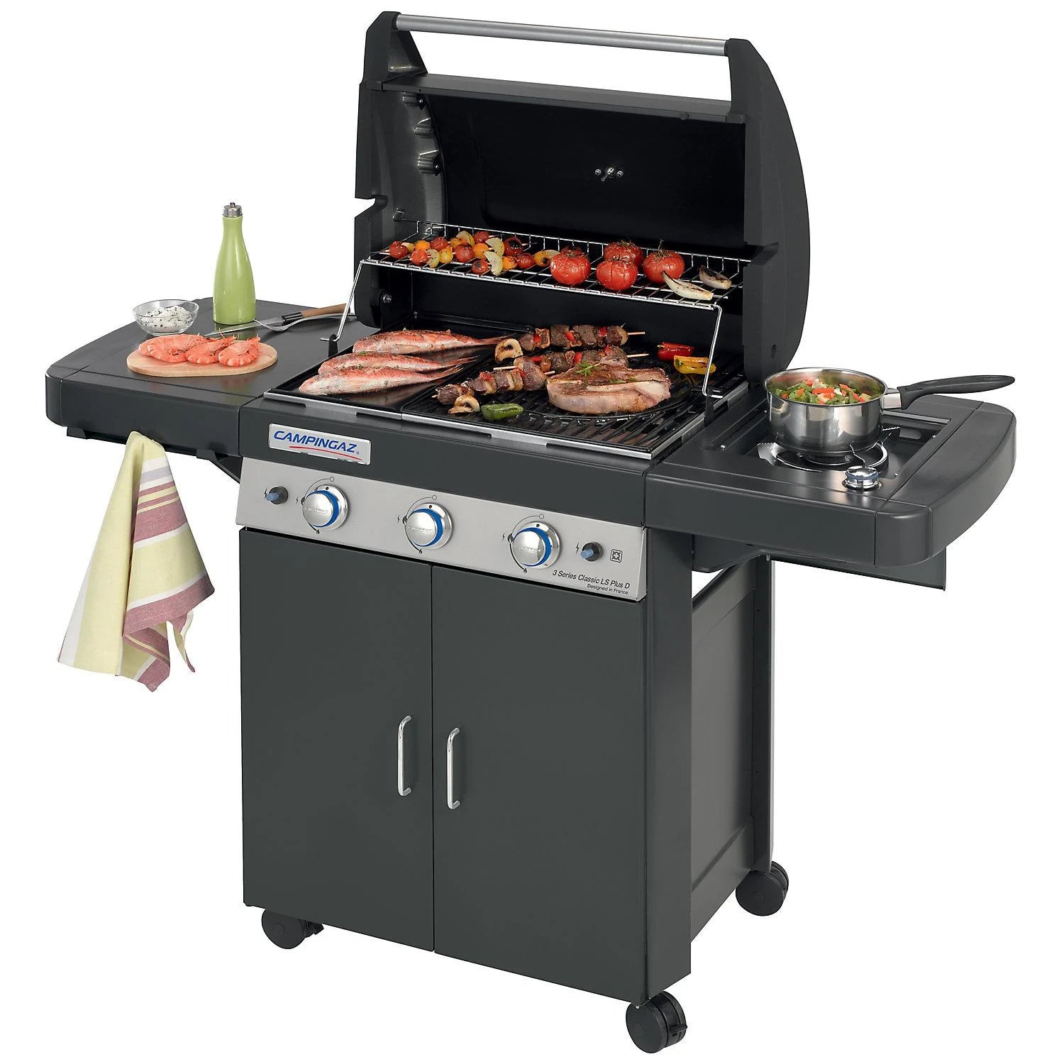 Gas Barbacoa Seria 3 Classic LS Plus Ciemny